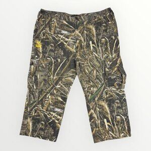 Realtree Max-5 Camouflage Mens XXL Cargo Pants Camo Hunting Outdoor Brown Pant